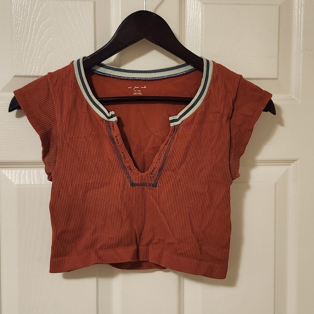 Urban Outfitters Out From Under Orange Top